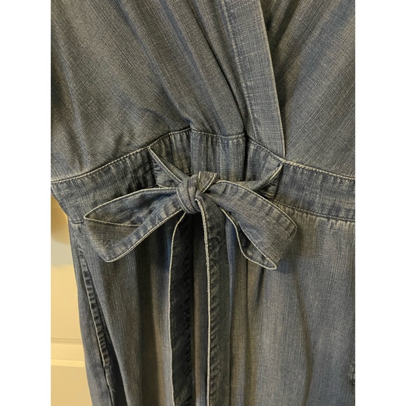 Anthropologie Cloth&Stone Chambray Kimono Jumpsuit - Picture 4 of 9